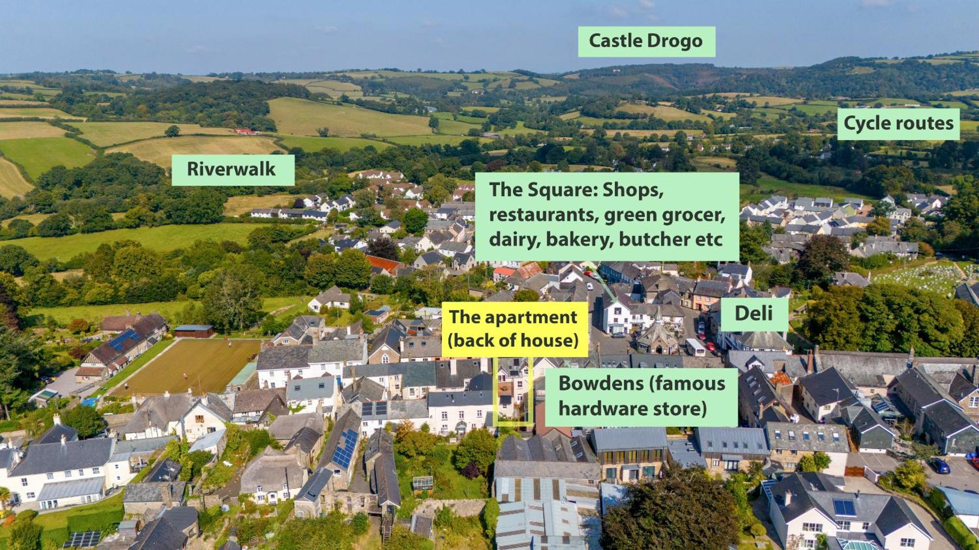 Blue Bliss - Sumptuous, Period Apartment Chagford Exterior photo